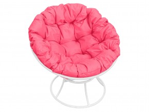 Кресло Папасан без ротанга розовая подушка в Миассе - miass.mebel74.com | фото