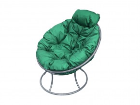 Кресло Папасан мини без ротанга зелёная подушка в Миассе - miass.mebel74.com | фото 1
