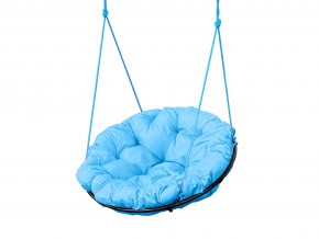 Кресло Папасан подвесное голубая подушка в Миассе - miass.mebel74.com | фото