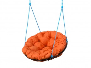 Кресло Папасан подвесное оранжевая подушка в Миассе - miass.mebel74.com | фото 1