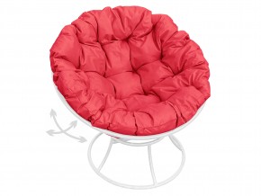 Кресло Папасан пружинка без ротанга красная подушка в Миассе - miass.mebel74.com | фото