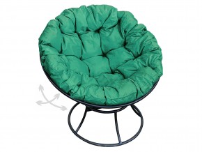 Кресло Папасан пружинка без ротанга зелёная подушка в Миассе - miass.mebel74.com | фото