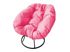 Кресло Пончик без ротанга розовая подушка в Миассе - miass.mebel74.com | фото