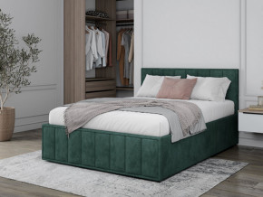 Кровать 1400 Лана зеленый велюр в Миассе - miass.mebel74.com | фото 1
