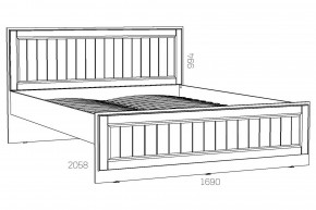 Кровать 1600 Оливия НМ 040.34 Х в Миассе - miass.mebel74.com | фото 2