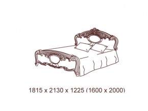 Кровать 2-х спальная 1600*2000 с основанием в Миассе - miass.mebel74.com | фото