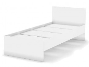 Кровать 900 Лофт белая в Миассе - miass.mebel74.com | фото 1