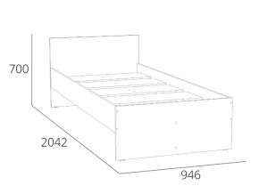 Кровать 900 НМ 011.53-01 Симпл Дуб Сонома в Миассе - miass.mebel74.com | фото 2