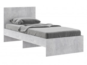 Кровать 900 Осло модуль М11 с настилом Лайт Цемент светлый в Миассе - miass.mebel74.com | фото