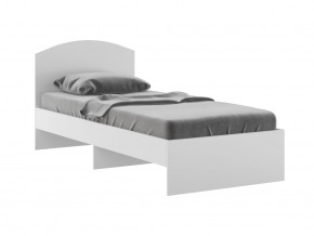 Кровать 900R Осло модуль М07 с настилами Лайт Белый в Миассе - miass.mebel74.com | фото