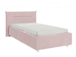 Кровать Альба 900 велюр нежно-розовый в Миассе - miass.mebel74.com | фото