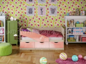 Кровать Бабочки 1600 Розовый металлик в Миассе - miass.mebel74.com | фото