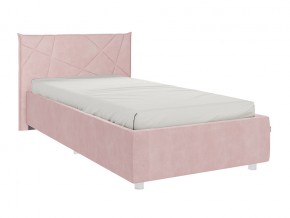 Кровать Бест 900 велюр нежно-розовый в Миассе - miass.mebel74.com | фото