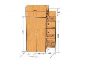 Кровать чердак Аракс винтерберг-оранжевый в Миассе - miass.mebel74.com | фото 3