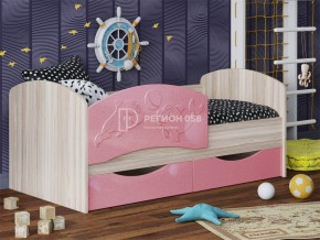 Кровать Дельфин-3 МДФ Розовый металлик в Миассе - miass.mebel74.com | фото