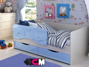 Кровать детская Алиса КР 812 голубая 1600 в Миассе - miass.mebel74.com | фото