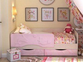 Кровать детская Алиса КР 812 розовая 1600 в Миассе - miass.mebel74.com | фото