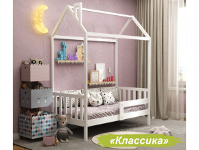 Кровать Домик Аист-1 Классика белый 1800х900 в Миассе - miass.mebel74.com | фото