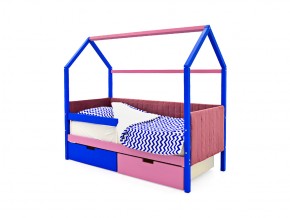 Кровать-домик мягкий Svogen с ящиками и бортиком синий-лаванда в Миассе - miass.mebel74.com | фото 4