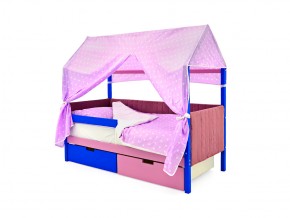 Кровать-домик мягкий Svogen с ящиками и бортиком синий-лаванда в Миассе - miass.mebel74.com | фото 6