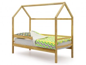 Кровать-домик Svogen с бортиком натура без покрытия в Миассе - miass.mebel74.com | фото