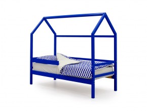 Кровать-домик Svogen с бортиком синий в Миассе - miass.mebel74.com | фото 1