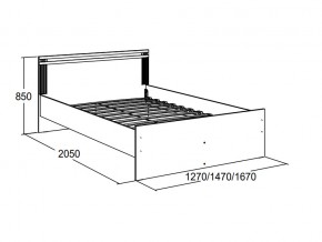 Кровать двойная Ольга 18 1400 в Миассе - miass.mebel74.com | фото 2