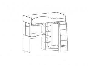 Кровать двухъярусная Каприз-2 без рисунка в Миассе - miass.mebel74.com | фото 2