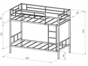 Кровать двухъярусная Севилья 2КВ в Миассе - miass.mebel74.com | фото 2