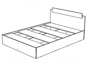 Кровать Эко 1200 ясень шимо в Миассе - miass.mebel74.com | фото 2