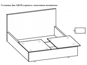 Кровать Феодосия норма 140 с механизмом подъема и дном ЛДСП в Миассе - miass.mebel74.com | фото 5