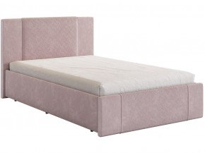 Кровать Хлоя 1200 велюр нежно-розовый в Миассе - miass.mebel74.com | фото