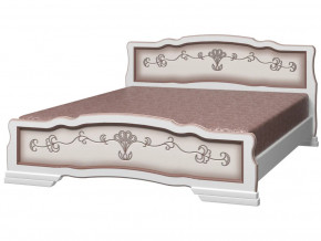 Кровать Карина-6 1800 Дуб молочный в Миассе - miass.mebel74.com | фото 2