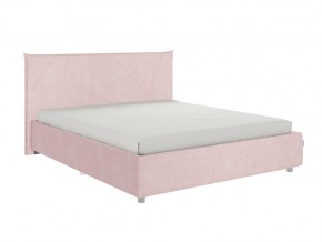 Кровать Квест 1600 велюр нежно-розовый в Миассе - miass.mebel74.com | фото