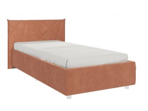 Кровать Квест 900 велюр персик в Миассе - miass.mebel74.com | фото