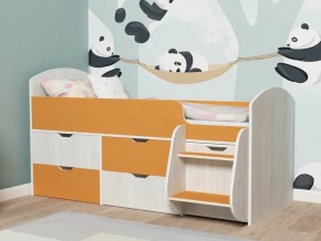 Кровать Малыш-7 Винтербер-Оранжевый в Миассе - miass.mebel74.com | фото 1