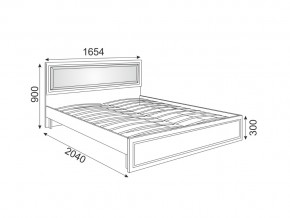 Кровать мягкая Беатрис модуль 10 Дуб млечный в Миассе - miass.mebel74.com | фото 2