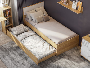 Кровать одинарная Милан выкатная с настилом в Миассе - miass.mebel74.com | фото 1