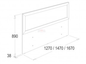 Кровать Ольга 14 1400 в Миассе - miass.mebel74.com | фото 3