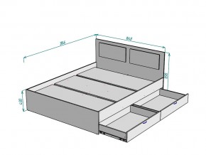 Кровать Ольга L39 ширина 1600 в Миассе - miass.mebel74.com | фото 3