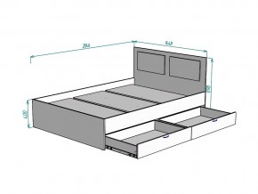 Кровать Ольга L41 ширина 1400 в Миассе - miass.mebel74.com | фото 3