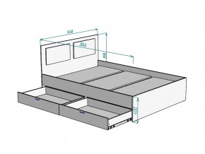 Кровать Ольга L42 ширина 1400 в Миассе - miass.mebel74.com | фото 3