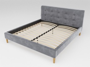 Кровать Пайли 1400 серый в Миассе - miass.mebel74.com | фото