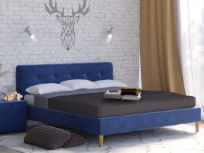Кровать Пайли 1600 синий в Миассе - miass.mebel74.com | фото 2