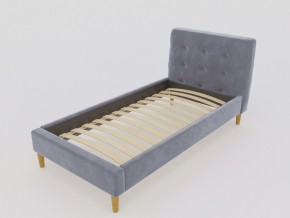 Кровать Пайли 900 серый в Миассе - miass.mebel74.com | фото