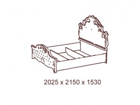 Кровать Рафаэлла 1800 с основанием в Миассе - miass.mebel74.com | фото 2