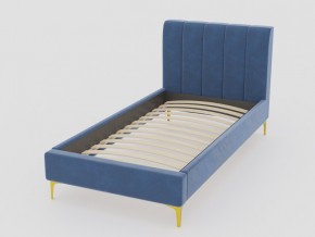 Кровать Рошаль 900 синий в Миассе - miass.mebel74.com | фото