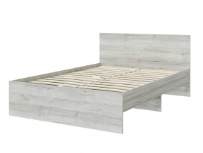 Кровать с ящиками Лори 1200 дуб серый в Миассе - miass.mebel74.com | фото 2