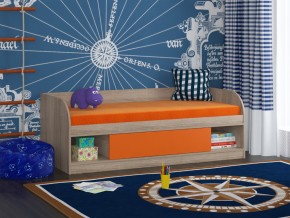 Кровать Соня 4 сонома-оранжевый в Миассе - miass.mebel74.com | фото 1