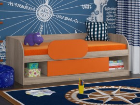 Кровать Соня 4 сонома-оранжевый в Миассе - miass.mebel74.com | фото 3